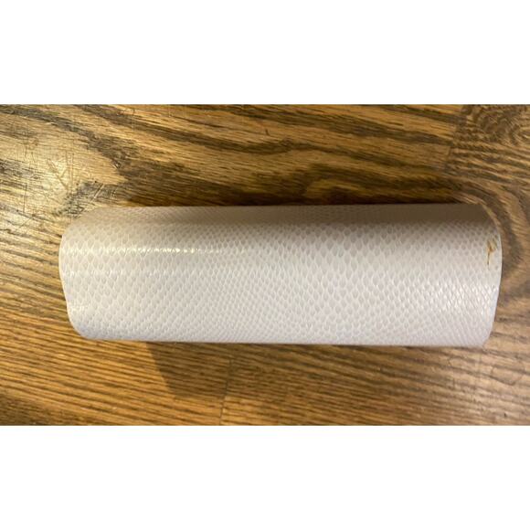 JIMMY CHOO Ivory SNAKESKIN AUTHENTIC EYEGLASSES SUNGLASSES CASE W/CLOTH - Picture 5 of 5